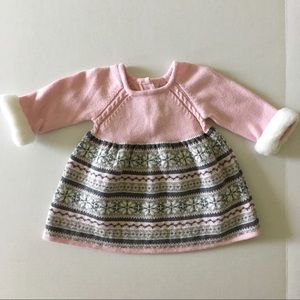 Janie and Jack knit dress, 0-3mo.